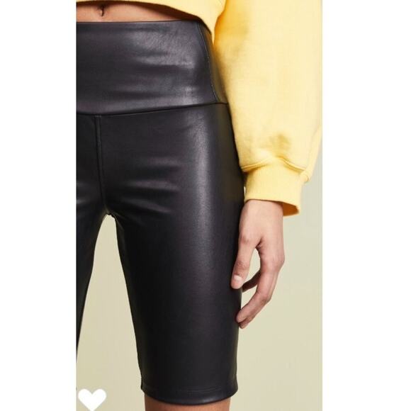 David Lerner Vegan Leather Shorts- XS,S,M - Picture 4 of 7